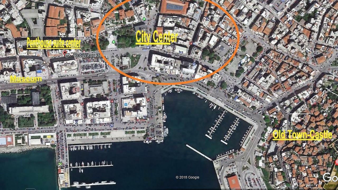 Penthouse Suite Center Kavala Esterno foto